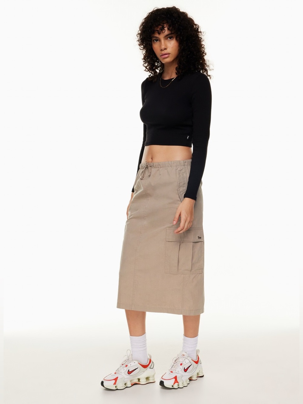 NWT Aritzia TNA ‘New Demand’ Cargo Midi Skirt